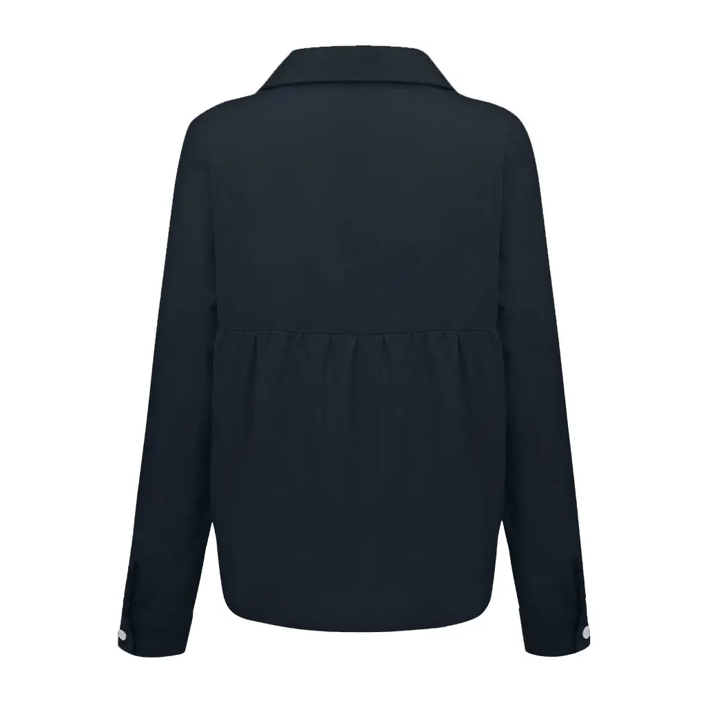 2025 Linen Long Sleeve Shirt White Pink Blue — feature 9