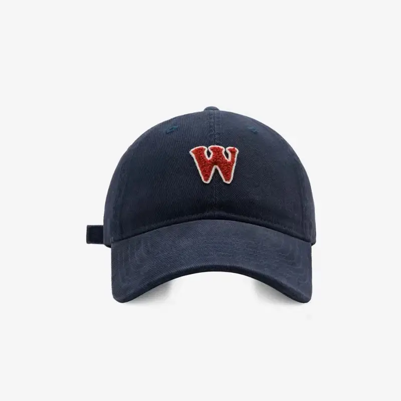 Women's White Letter Baseball Cap Wide Brim Retro Style - Image 14