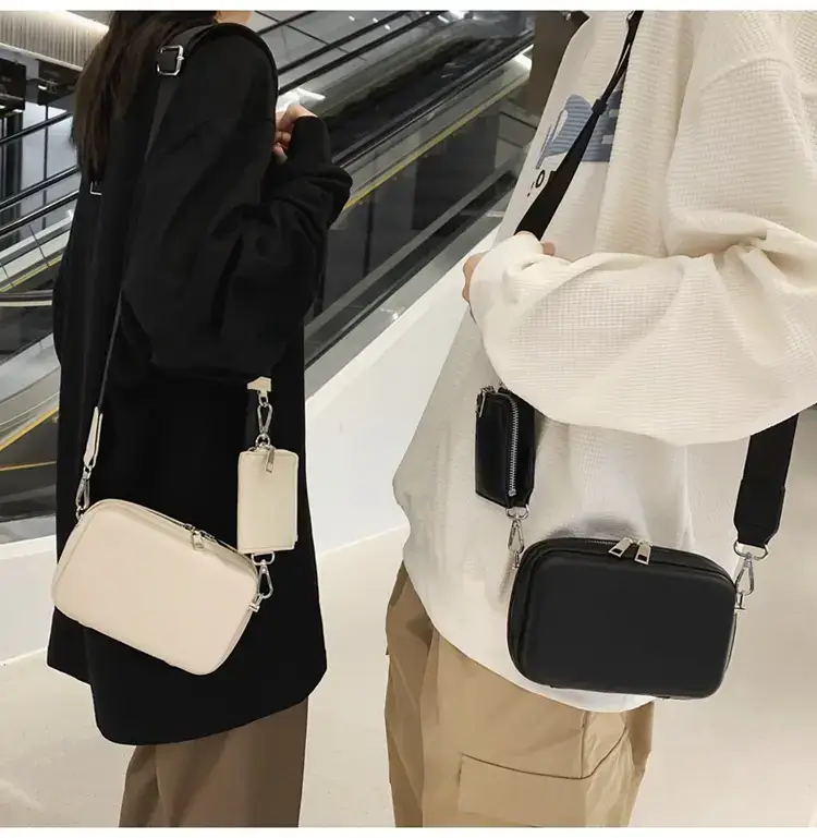 Men's Black Crossbody Bag 2022 Korean Style — feature 16