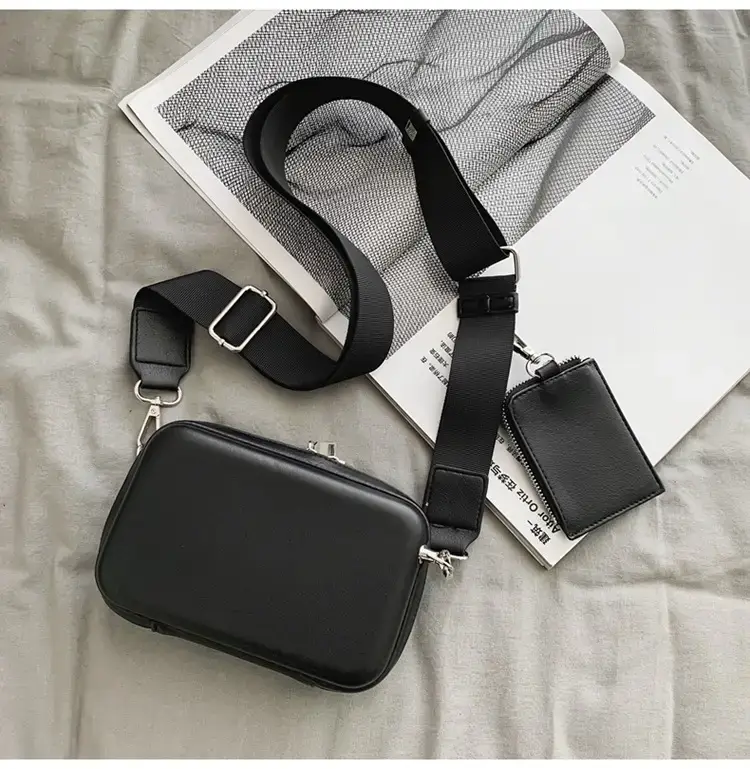 Men's Black Crossbody Bag 2022 Korean Style — feature 30