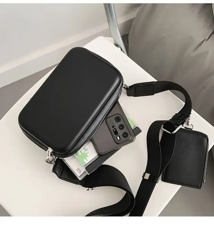 Men's Black Crossbody Bag 2022 Korean Style — feature 37