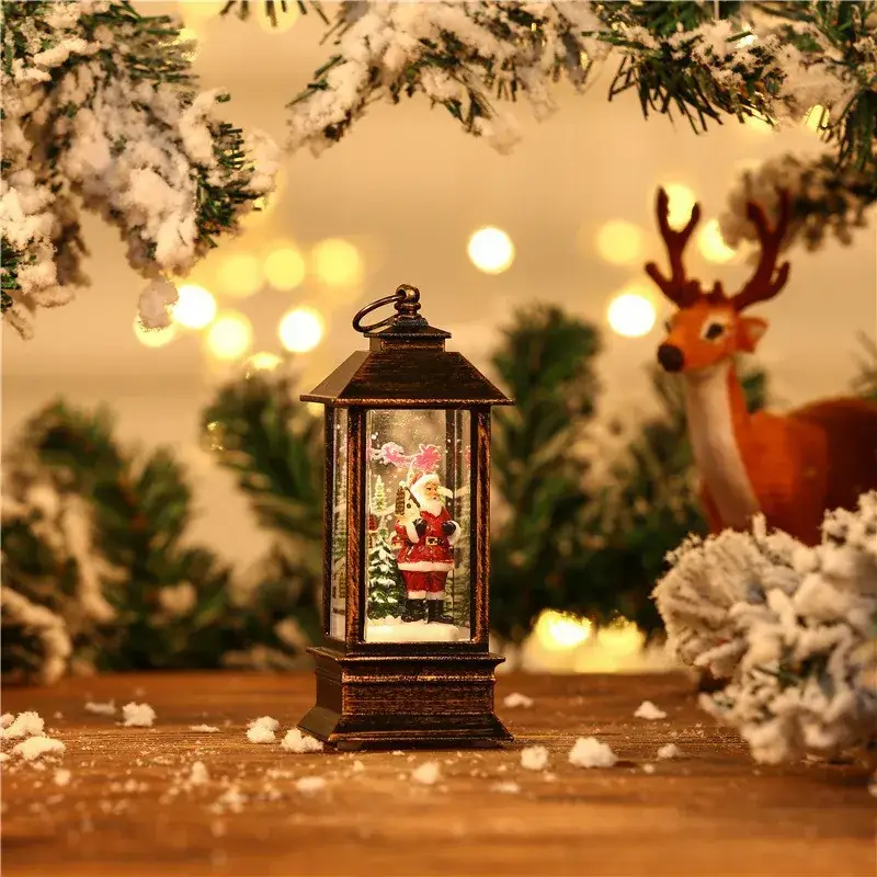 Christmas Telephone Booth Night Lights Small Ornament - Image 4
