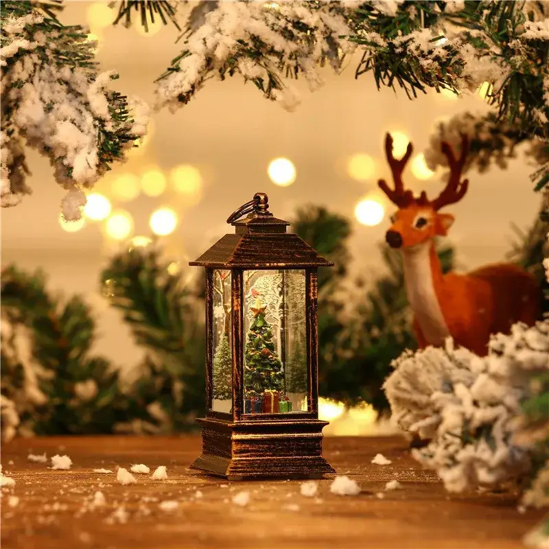 Christmas Telephone Booth Night Lights Small Ornament - Image 6