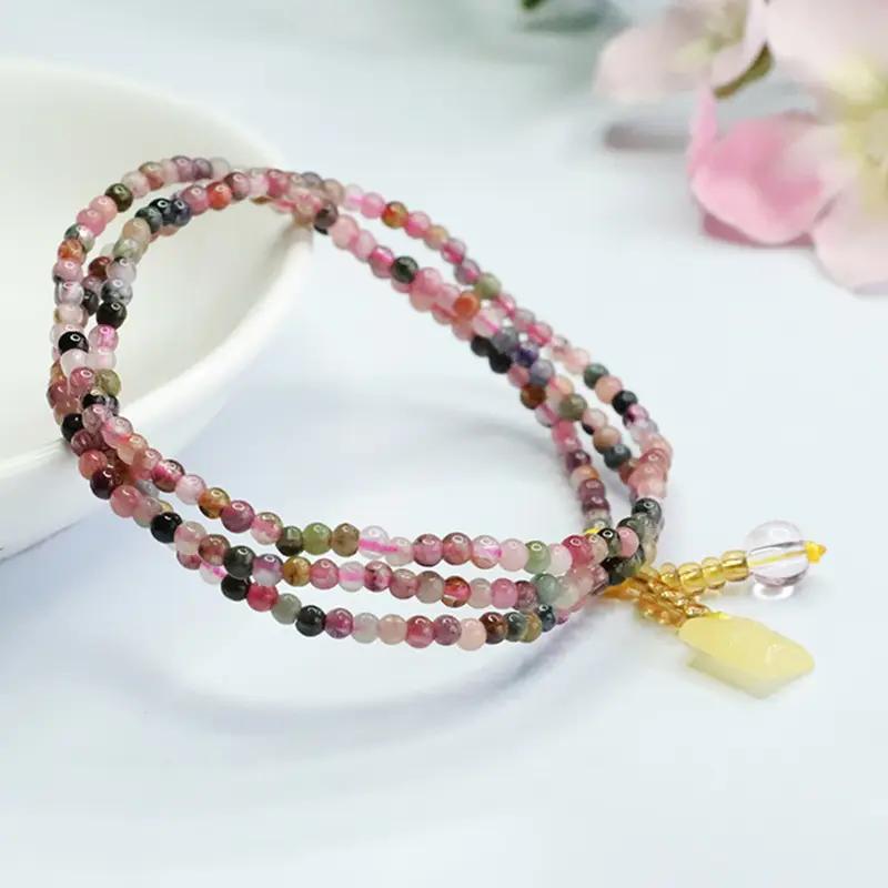 Multi-Layer Crystal Brazilian Gemstone Bracelet for Women — feature 11