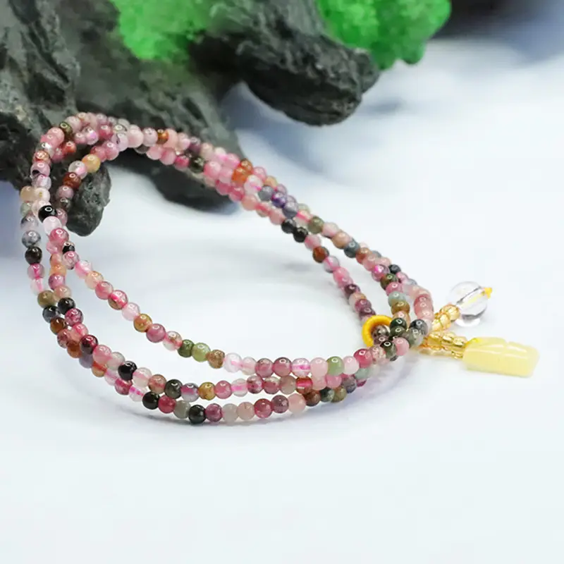 Multi-Layer Crystal Brazilian Gemstone Bracelet for Women — feature 8