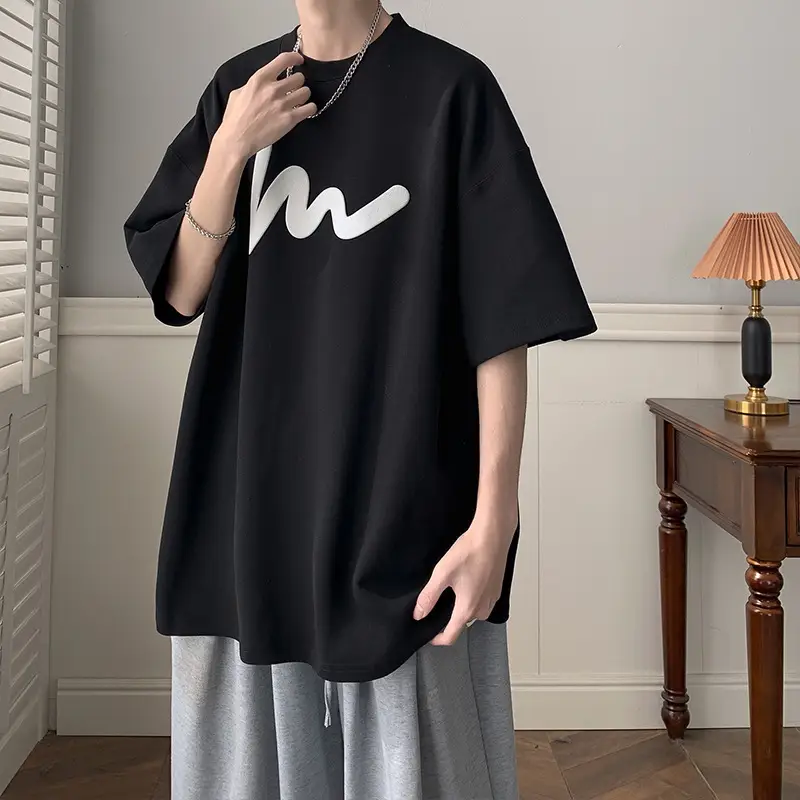 Blue Graphic T-Shirt Loose Fit Summer 2023 - Image 8