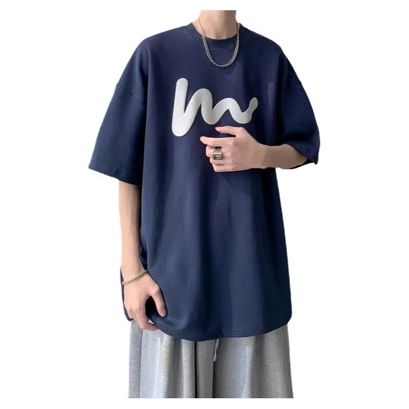 Blue Graphic T-Shirt Loose Fit Summer 2023 - Image 10
