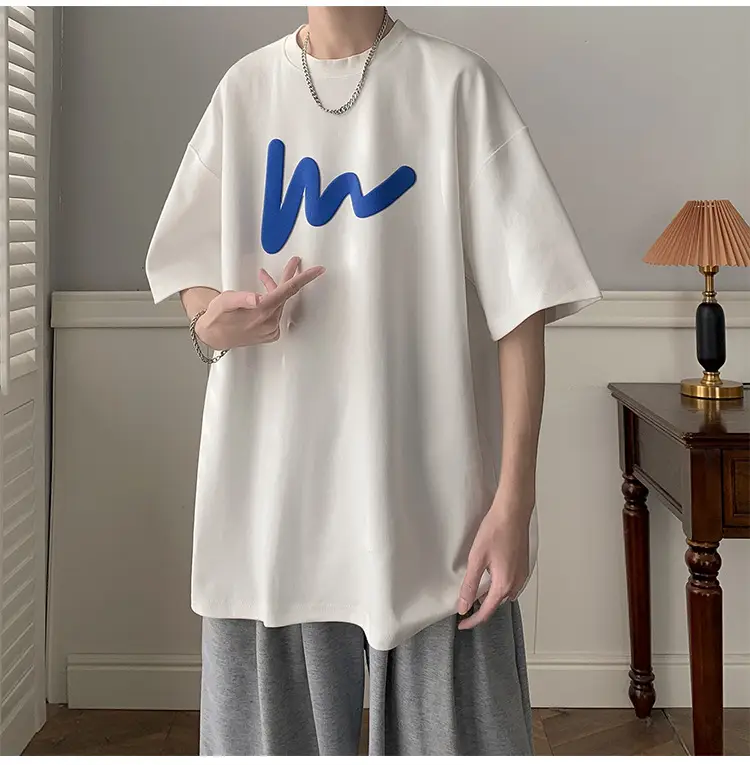 Blue Graphic T-Shirt Loose Fit Summer 2023 — feature 14