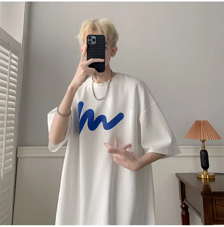 Blue Graphic T-Shirt Loose Fit Summer 2023 — feature 16