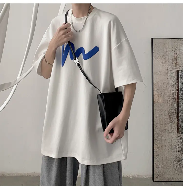 Blue Graphic T-Shirt Loose Fit Summer 2023 — feature 17