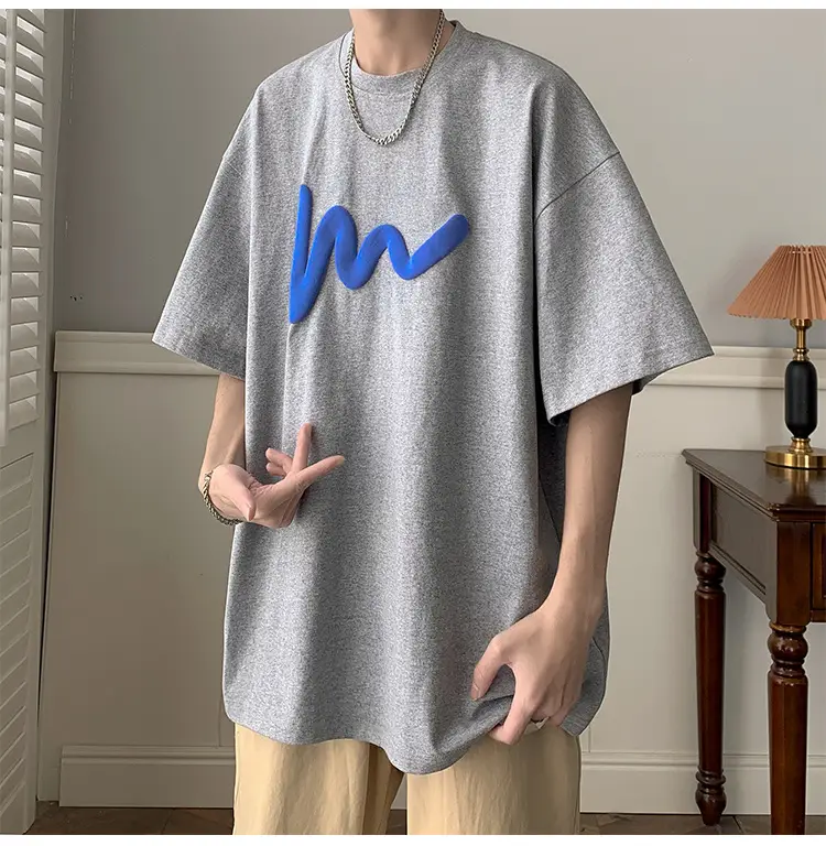 Blue Graphic T-Shirt Loose Fit Summer 2023 — feature 18