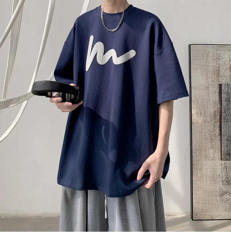 Blue Graphic T-Shirt Loose Fit Summer 2023 — feature 2