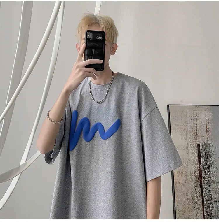 Blue Graphic T-Shirt Loose Fit Summer 2023 — feature 20