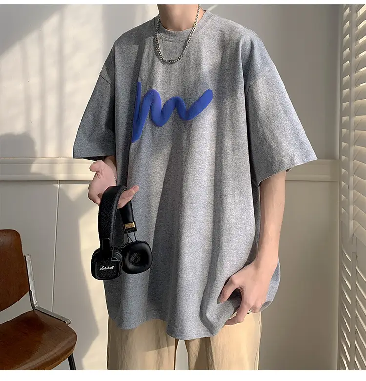 Blue Graphic T-Shirt Loose Fit Summer 2023 — feature 21