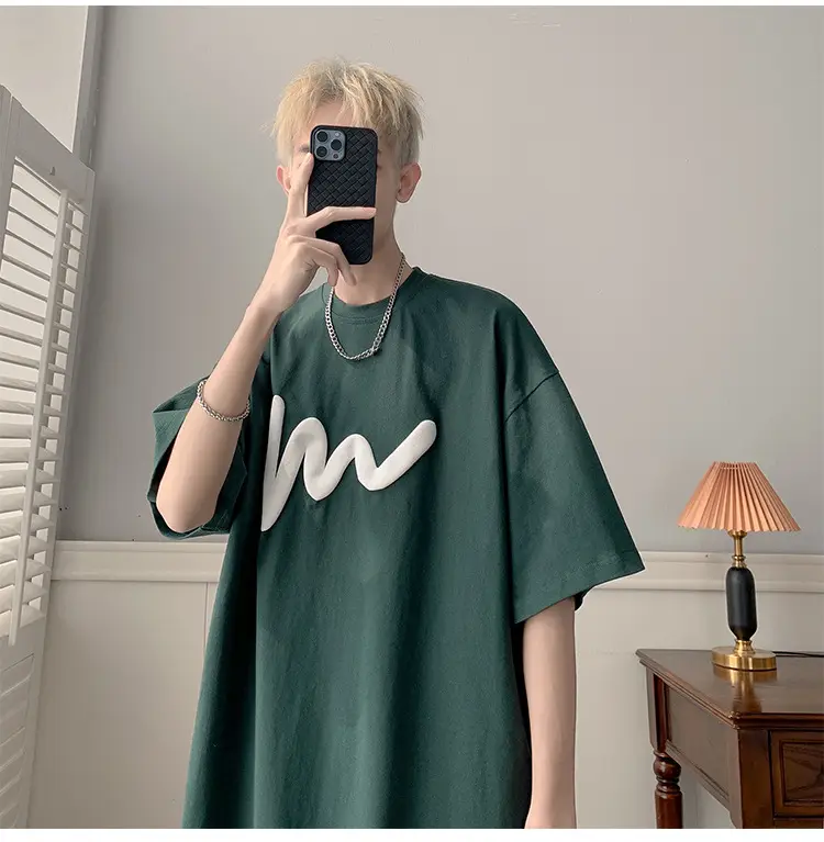 Blue Graphic T-Shirt Loose Fit Summer 2023 — feature 7