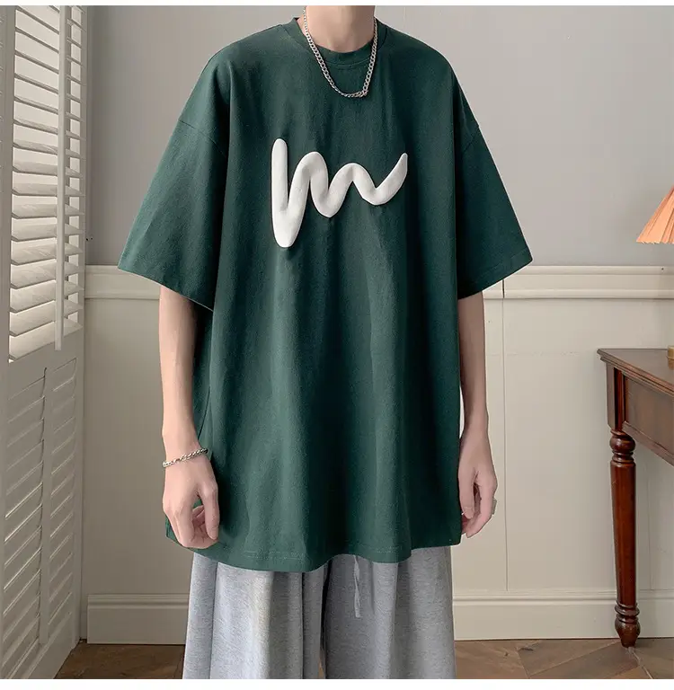 Blue Graphic T-Shirt Loose Fit Summer 2023 — feature 8