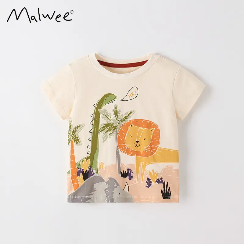 Kids Printed T-Shirt Summer New Western Style - Image 7
