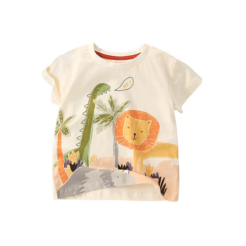 Kids Printed T-Shirt Summer New Western Style - Image 11
