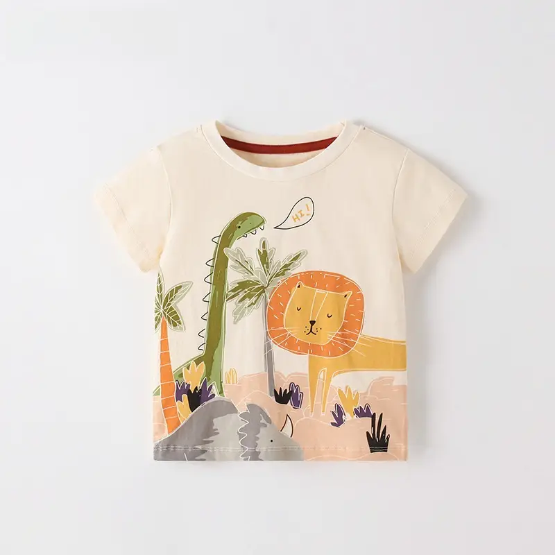 Kids Printed T-Shirt Summer New Western Style - Image 6