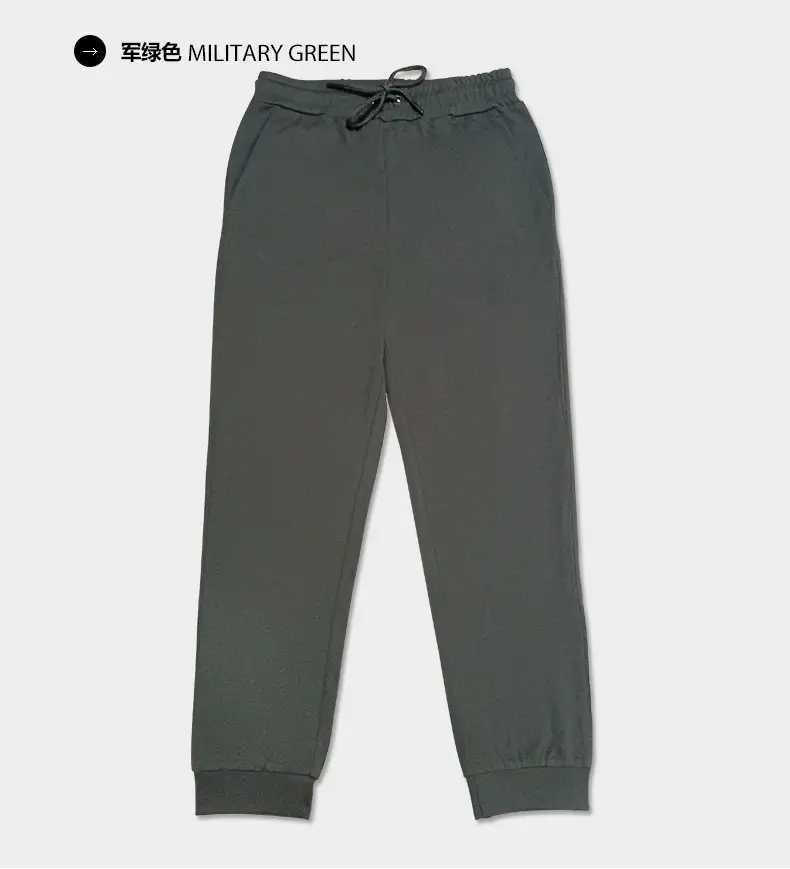 Men's Grey Sweatpants Breathable Casual Sports Wear - Image 3