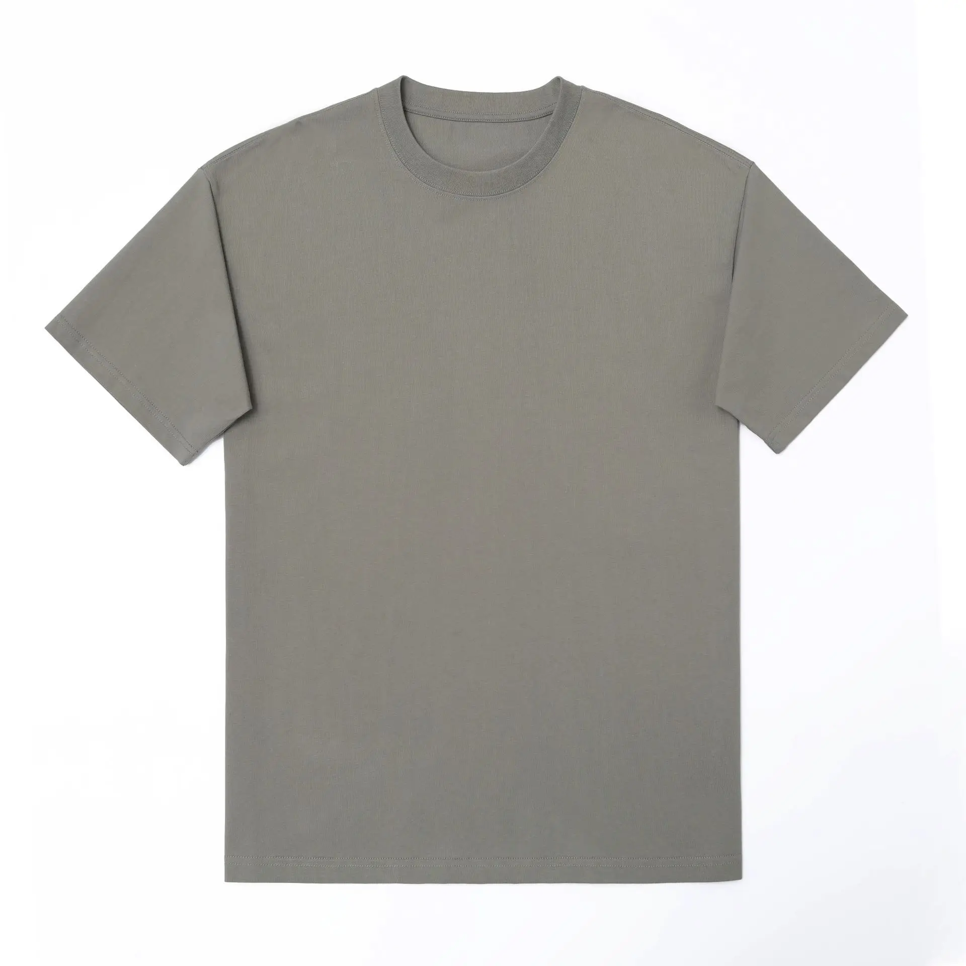 Men Cotton T-Shirt Earth Grey 260g