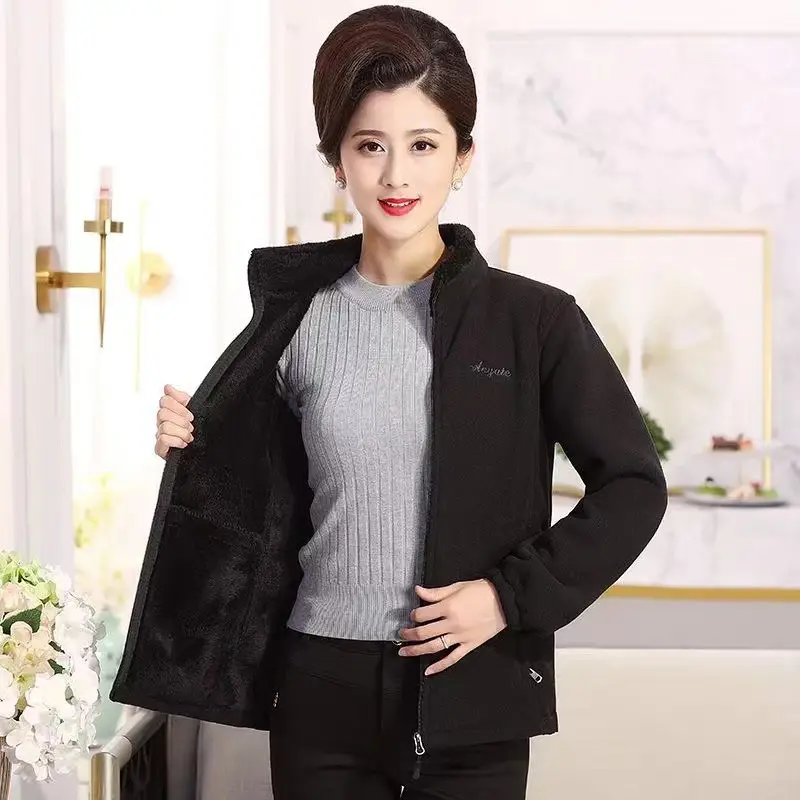 Women's Purple Velvet Fleece Jacket 2025 - Image 7
