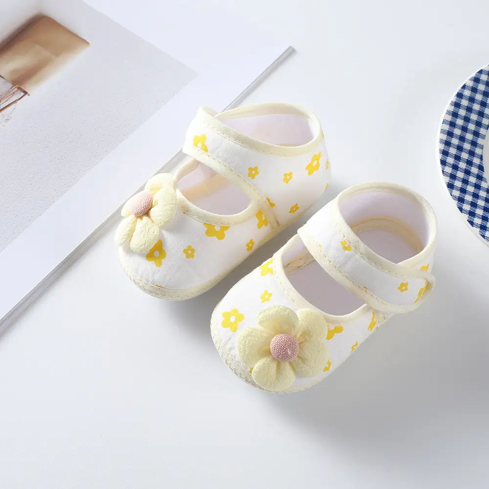 Newborn Baby Shoes 0-1 Years Soft Sole Princess Design