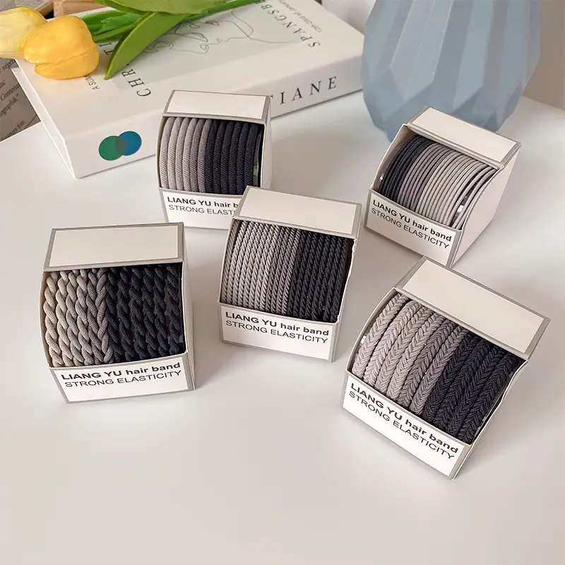 High Elastic Rubber Band for Women's Hair Ties Pony Tail Summer - Image 18