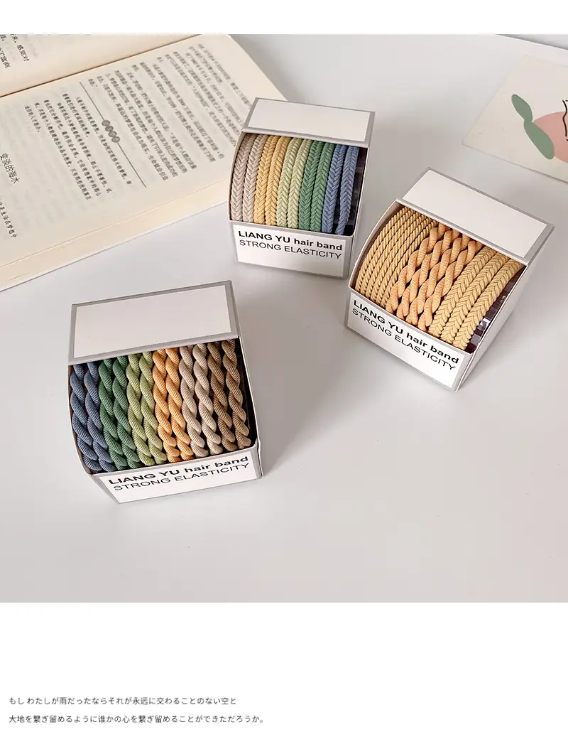 High Elastic Rubber Band for Women's Hair Ties Pony Tail Summer — feature 2