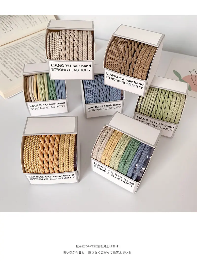 High Elastic Rubber Band for Women's Hair Ties Pony Tail Summer — feature 5