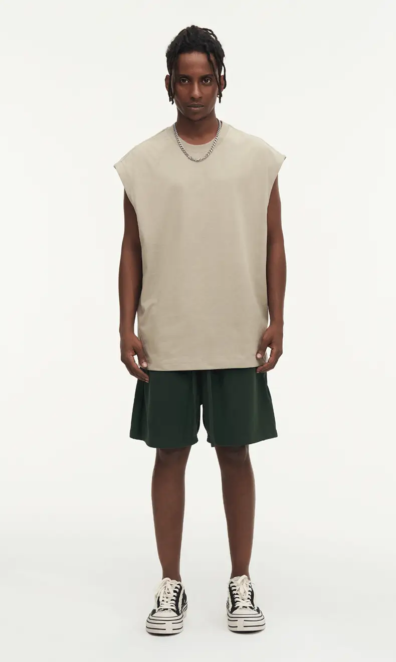 Mingqi Pure Cotton Sleeveless Vest 32S — feature 10
