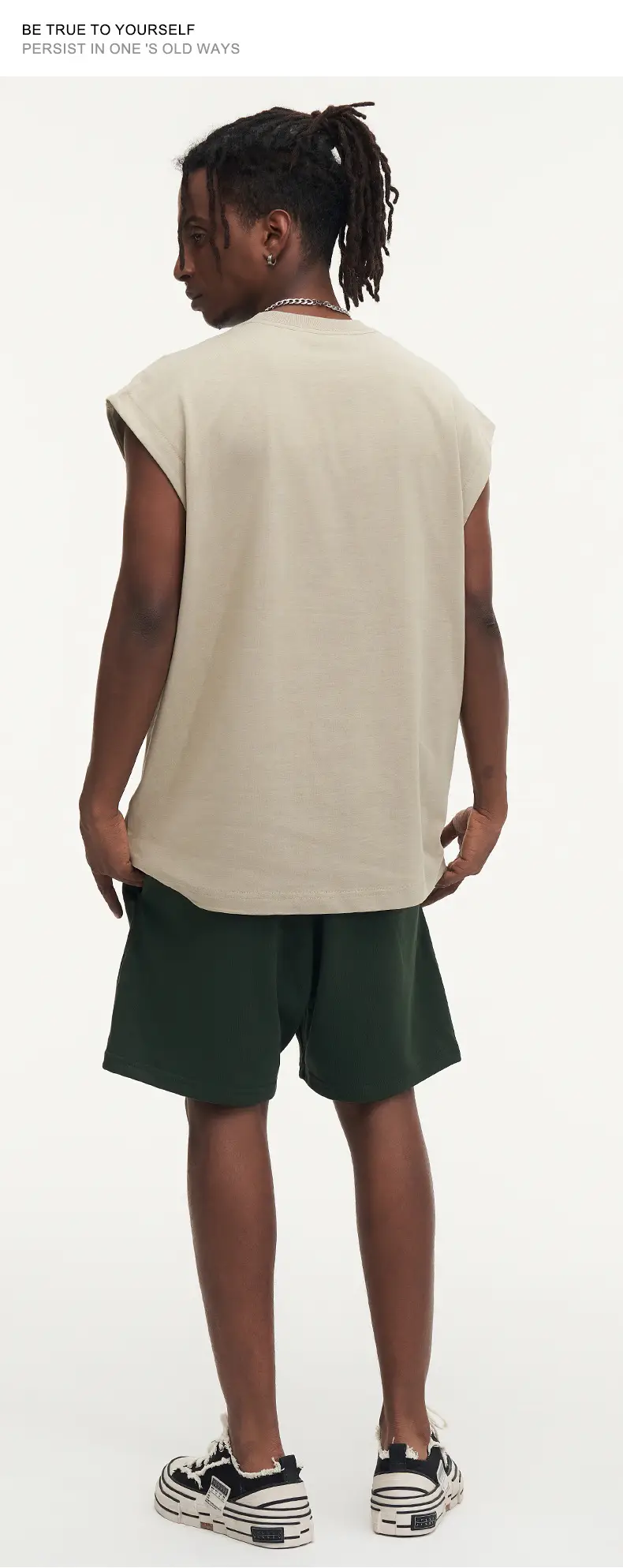 Mingqi Pure Cotton Sleeveless Vest 32S — feature 13