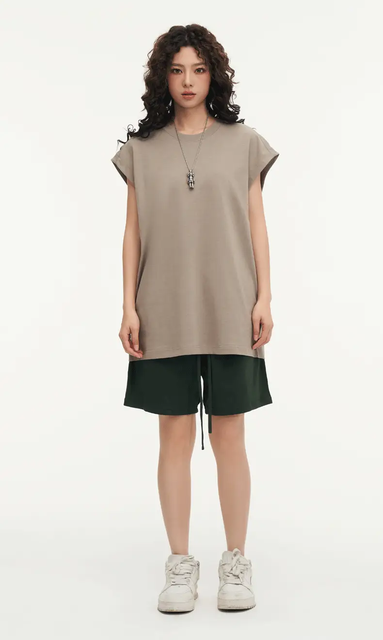 Mingqi Pure Cotton Sleeveless Vest 32S — feature 14