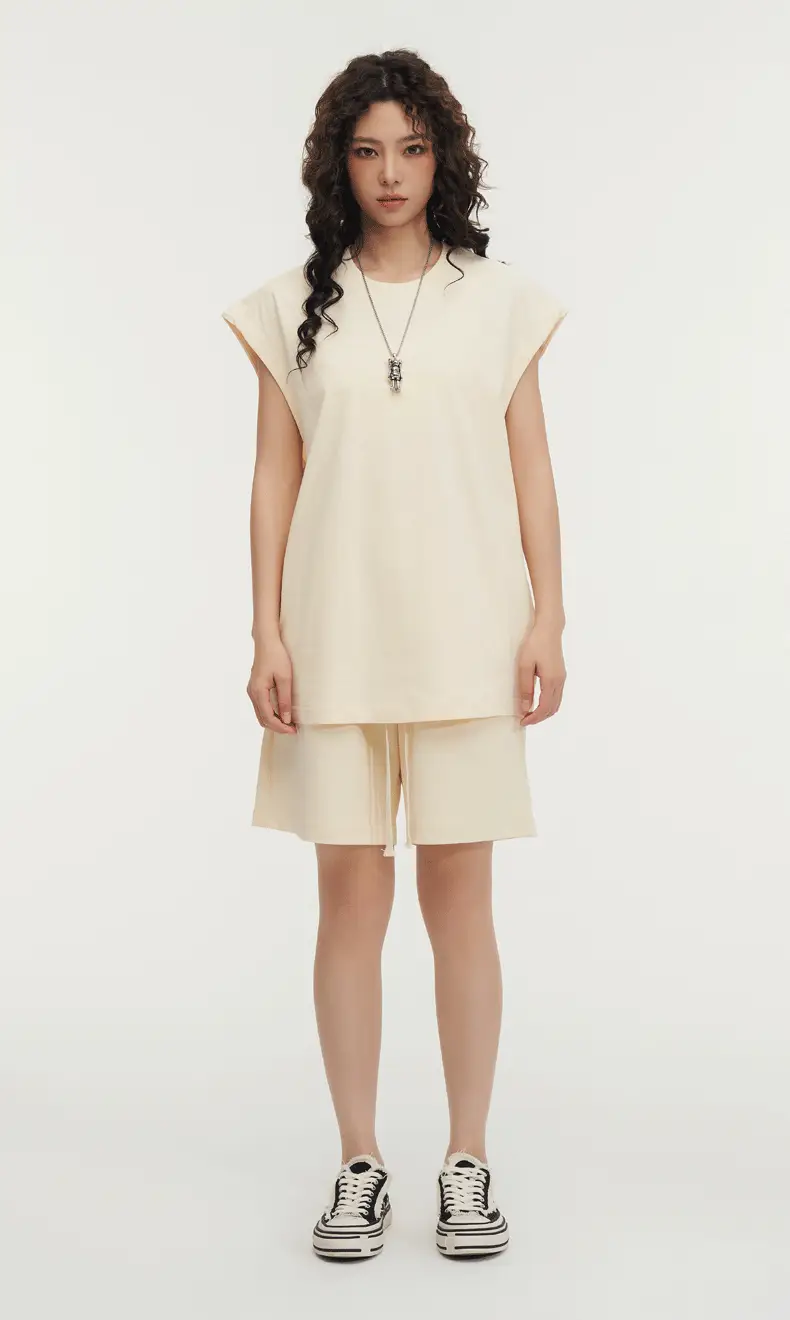 Mingqi Pure Cotton Sleeveless Vest 32S — feature 21
