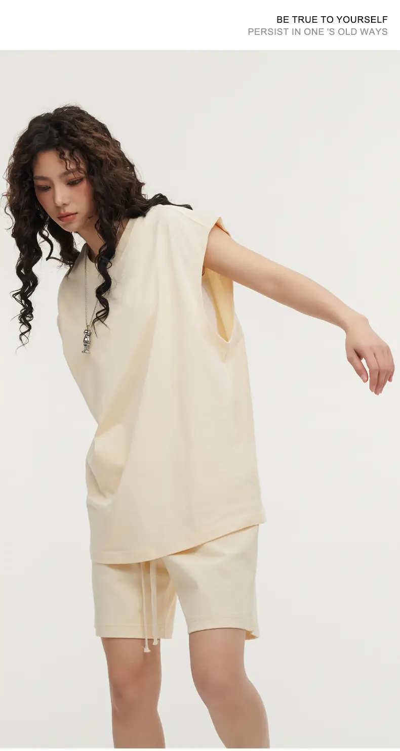 Mingqi Pure Cotton Sleeveless Vest 32S — feature 22