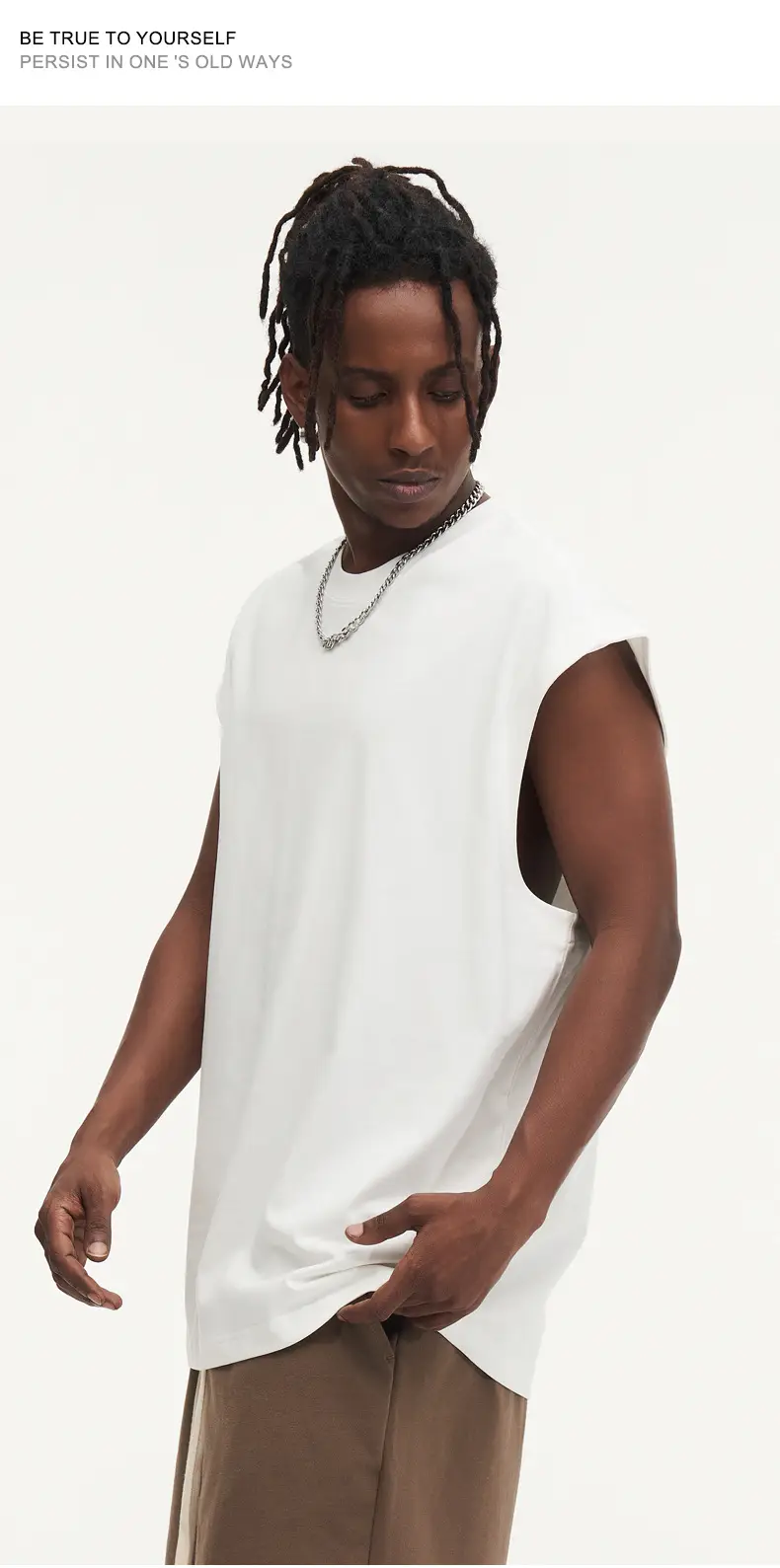 Mingqi Pure Cotton Sleeveless Vest 32S — feature 28