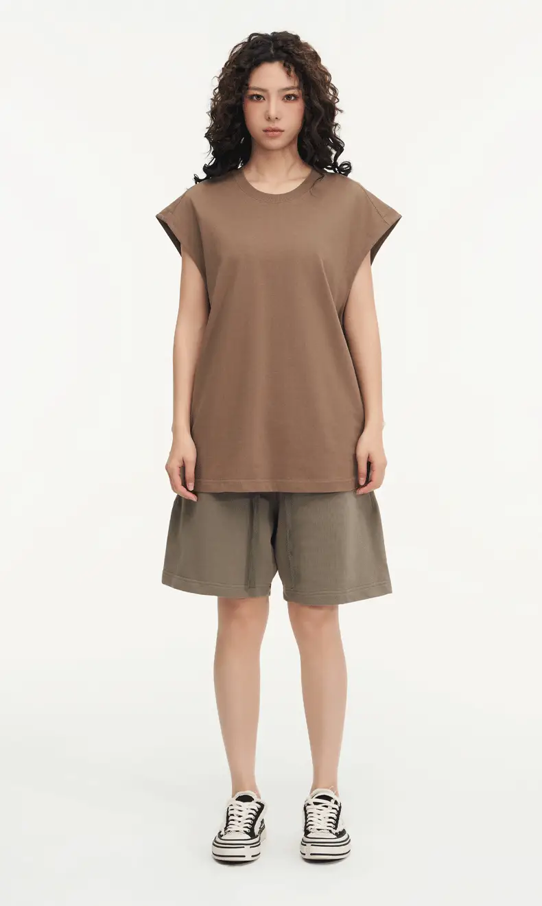 Mingqi Pure Cotton Sleeveless Vest 32S — feature 29