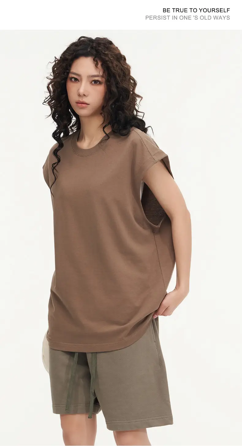 Mingqi Pure Cotton Sleeveless Vest 32S — feature 32