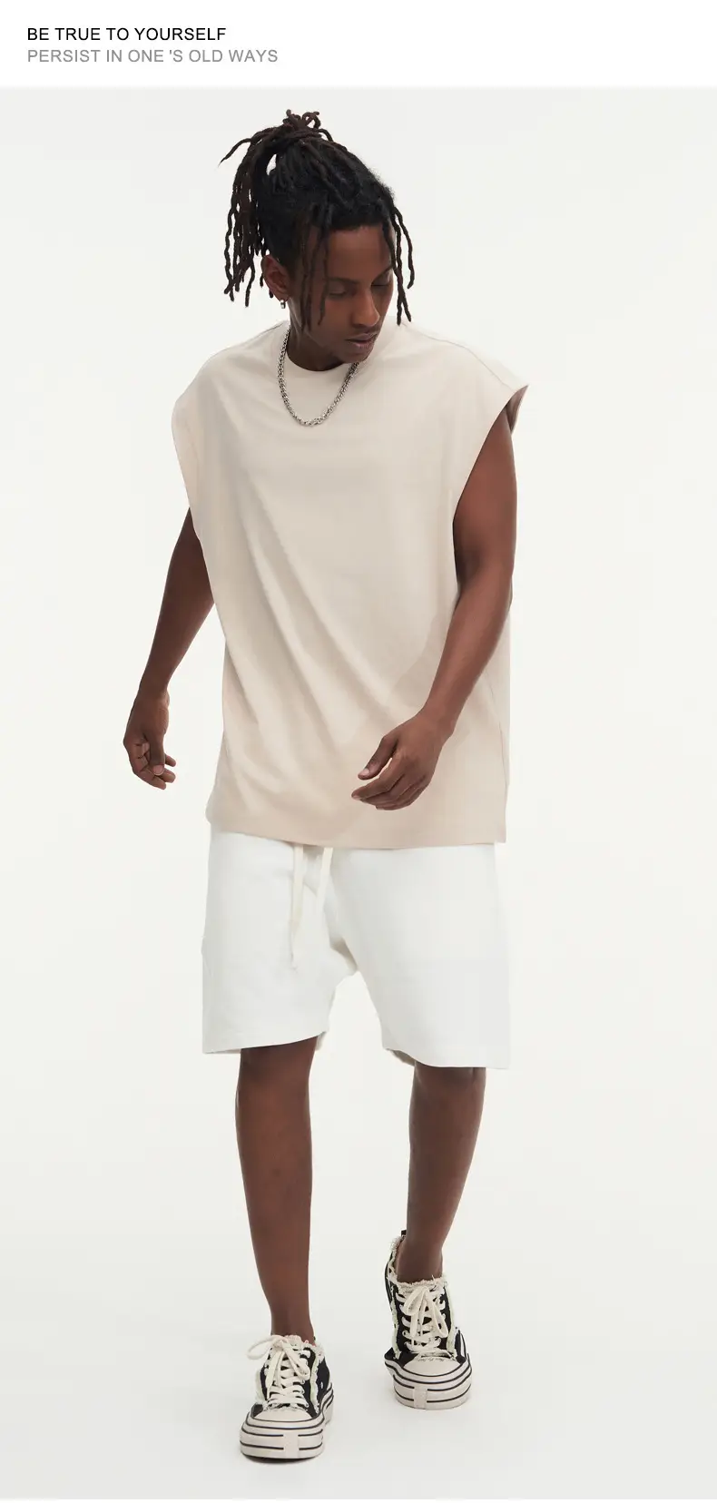 Mingqi Pure Cotton Sleeveless Vest 32S — feature 34