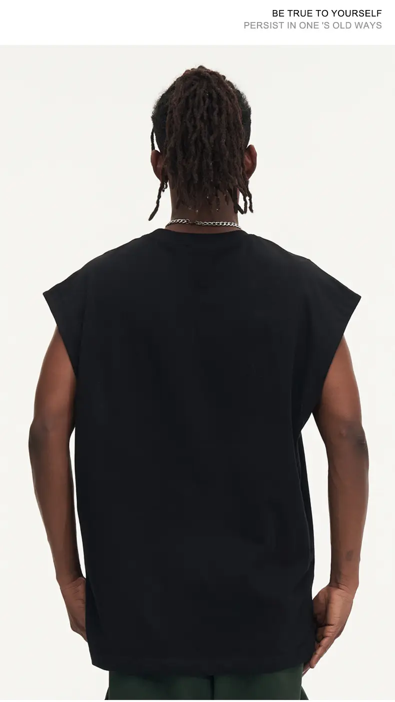 Mingqi Pure Cotton Sleeveless Vest 32S — feature 43
