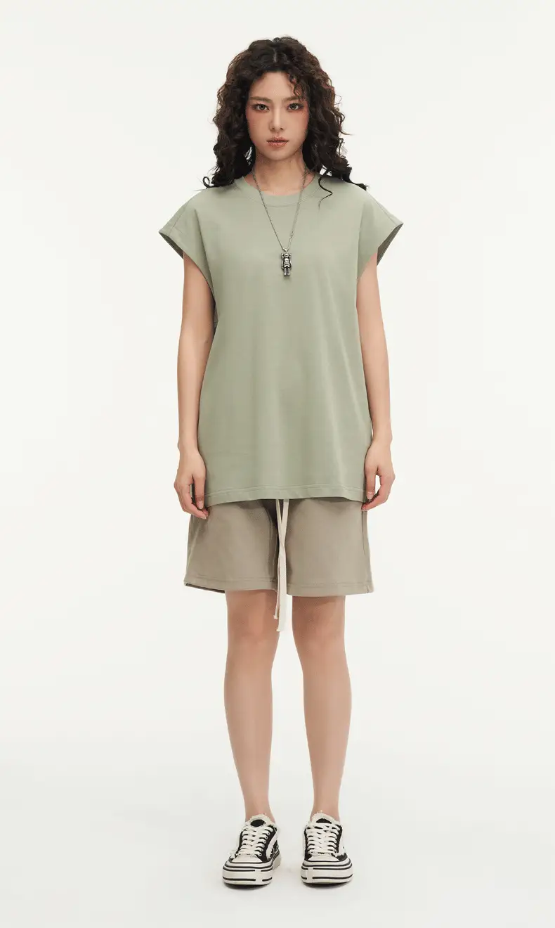 Mingqi Pure Cotton Sleeveless Vest 32S — feature 6