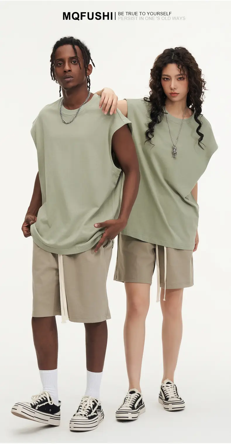 Mingqi Pure Cotton Sleeveless Vest 32S — feature 7