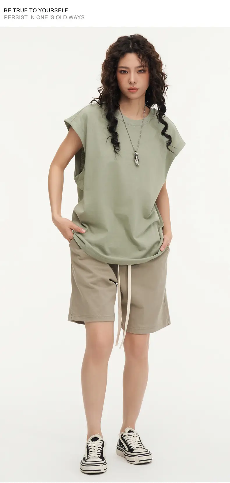 Mingqi Pure Cotton Sleeveless Vest 32S — feature 8