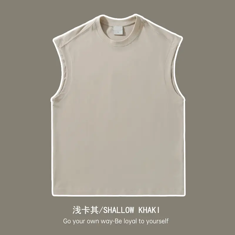 Mingqi Pure Cotton Sleeveless Vest 32S - Image 11