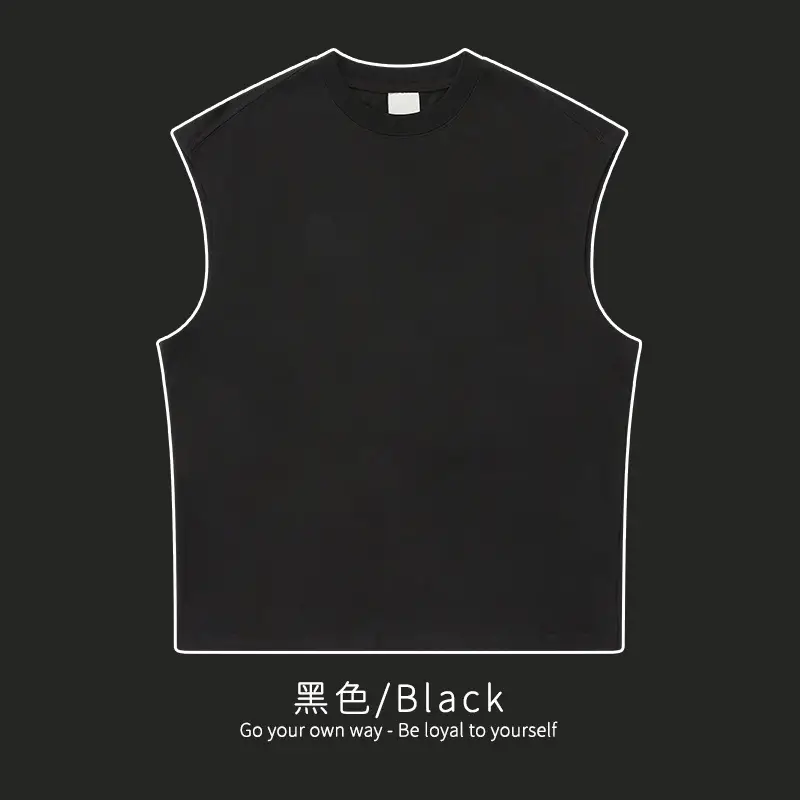 Mingqi Pure Cotton Sleeveless Vest 32S - Image 2