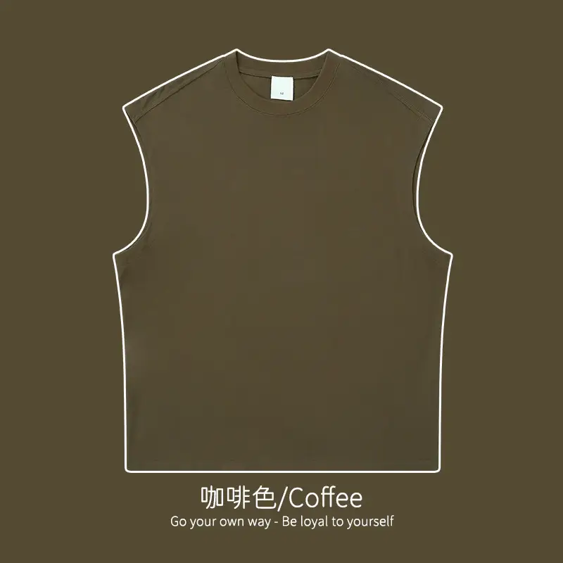 Mingqi Pure Cotton Sleeveless Vest 32S - Image 3