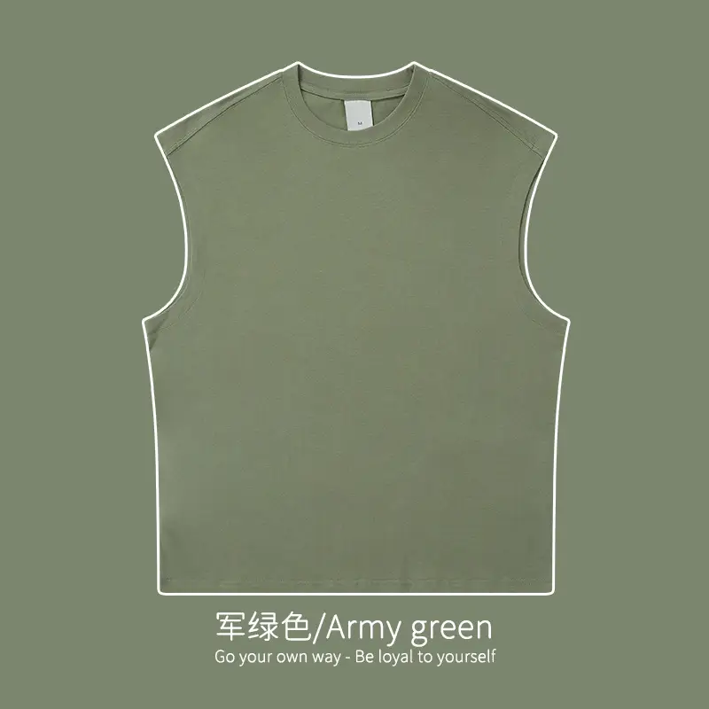 Mingqi Pure Cotton Sleeveless Vest 32S - Image 6