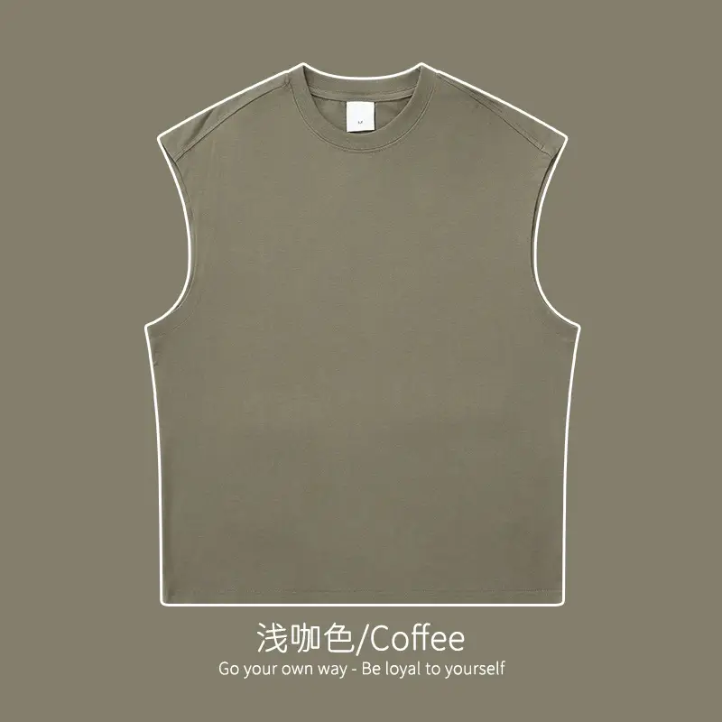 Mingqi Pure Cotton Sleeveless Vest 32S - Image 7