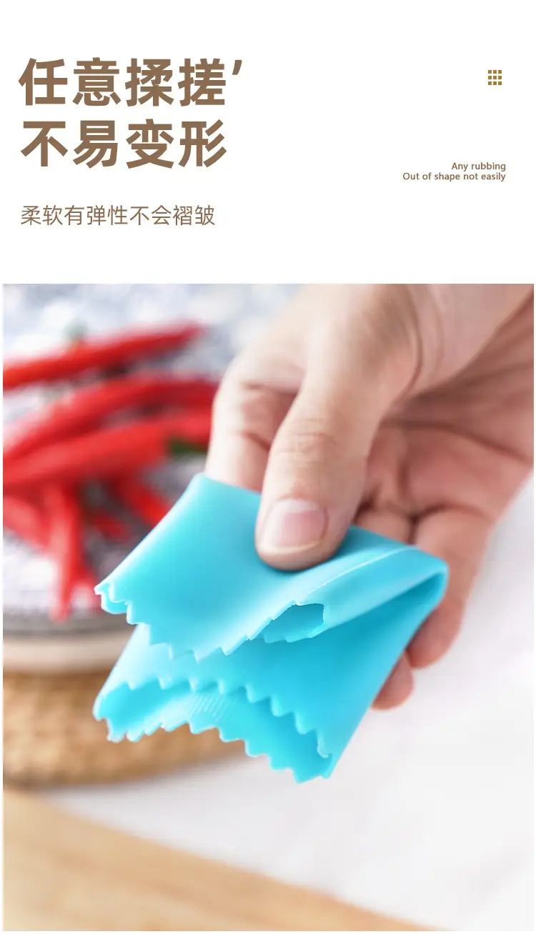 Silicone Garlic Peeler Red Manual Peeler — feature 8