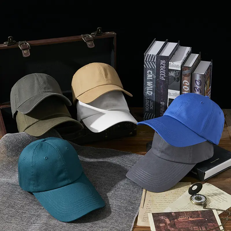 Gray 4S Pure Cotton Baseball Cap for Men Women - Image 9